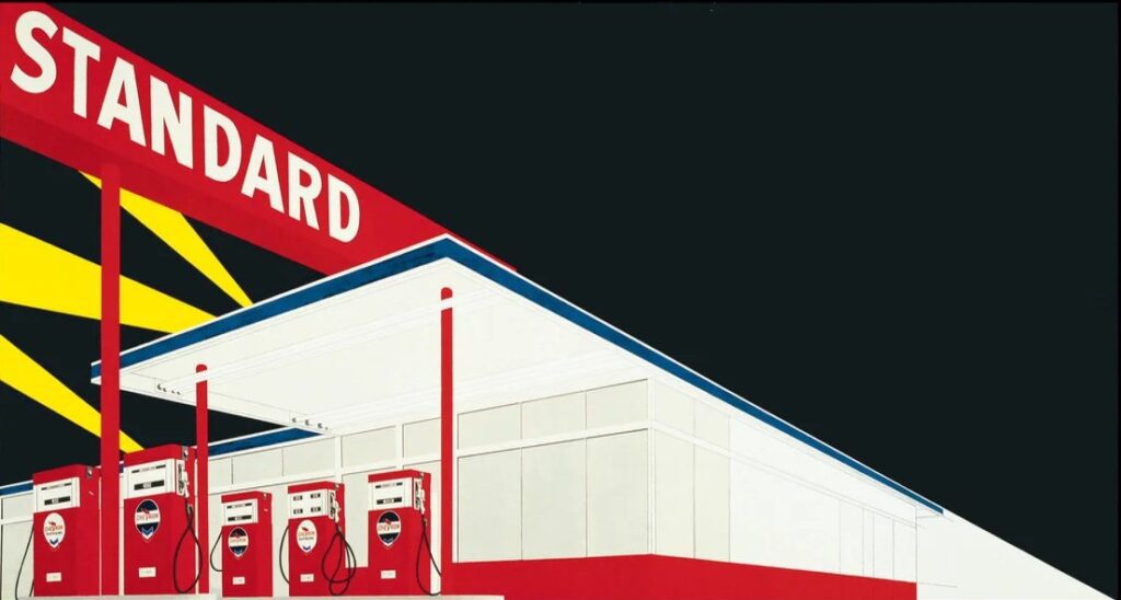 Edward Ruscha Standard Station Amarillo Texas 1963 a