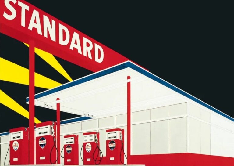 Edward Ruscha Standard Station, Amarillo, Texas, 1963 a