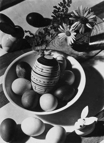 Paul Wolff Untitled Easter like table setting 1930s