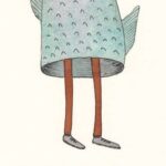 half of a fish costume Marc Johns