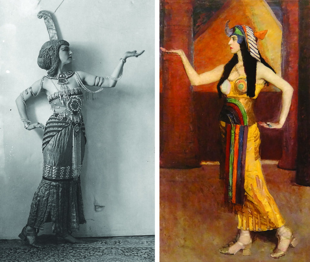 Ballerina Lubov Tchernicheva in the Ballet Cleopatra | Costumes by Sonia Delaunay, 1918 4 Ballerina Lubov Tchernicheva in the Ballet Cleopatra | Costumes by Sonia Delaunay, 1918 Ballerinia Lubov Tchernicheva as Cleopatra 1918 1 2