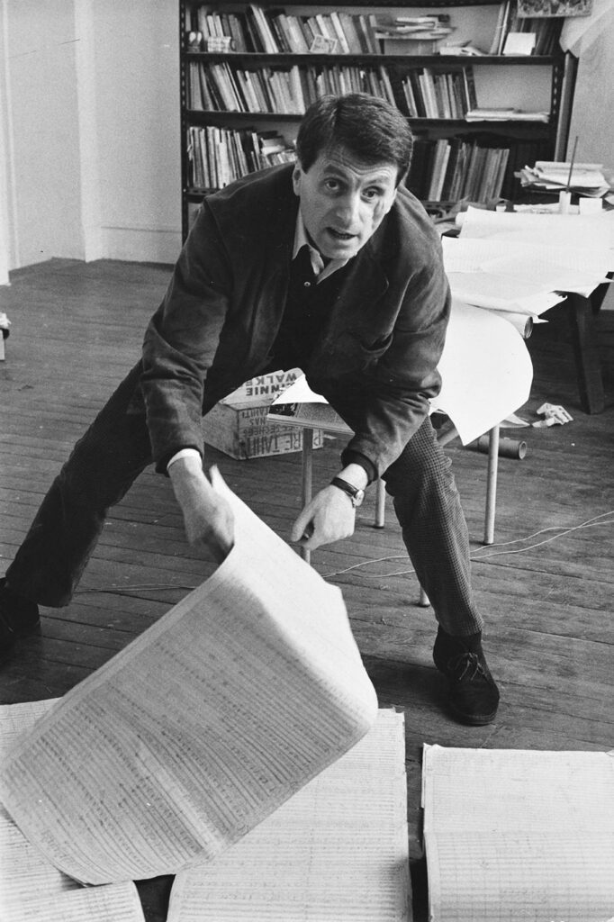 Iannis Xenakis Paris 1968 Sabine Weiss