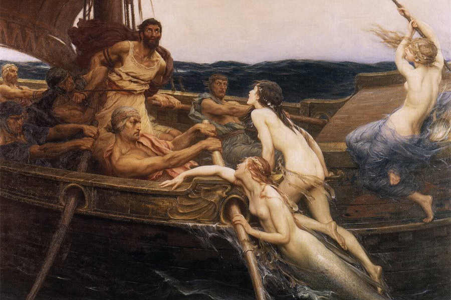 |/| The Silence of the Sirens | A short story by Franz Kafka, 1883-1924 1 |/| The Silence of the Sirens | A short story by Franz Kafka, 1883-1924 Ulysses and the Sirens Herbert James Draper