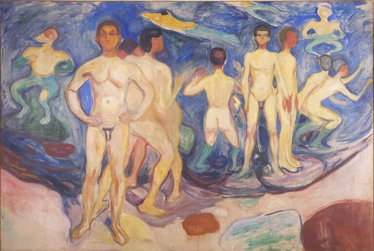 Edvard Munch - Bathing Young Men, 1904