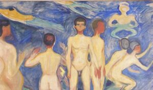 Edvard Munch - Bathing Young Men, 1904
