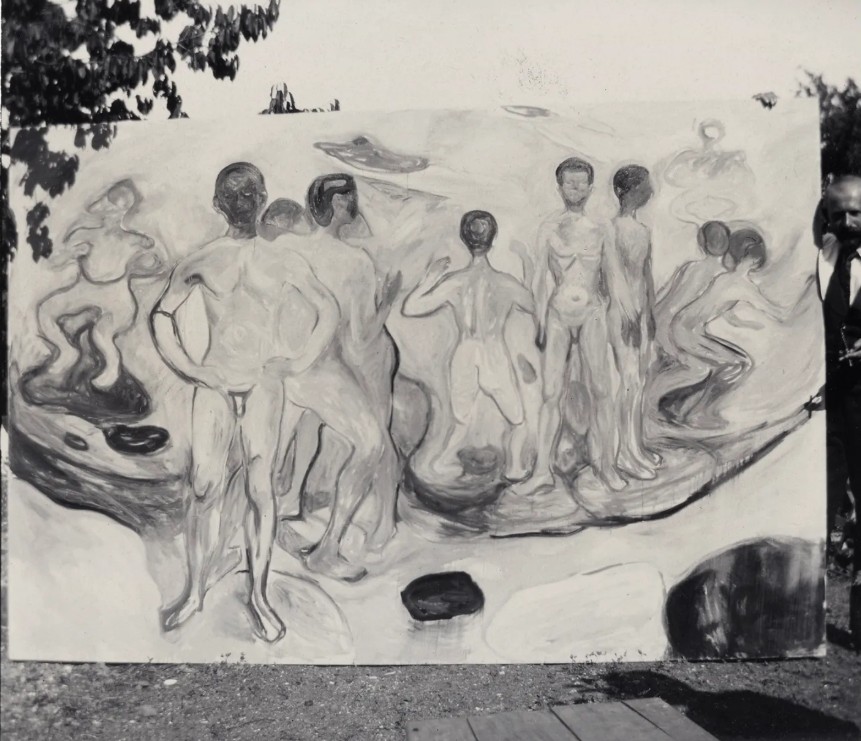 Frame inside | Bathing Young Men | Edvard Munch, 1904 1 Frame inside | Bathing Young Men | Edvard Munch, 1904 Edvard Munch Bathing Young Men 1904
