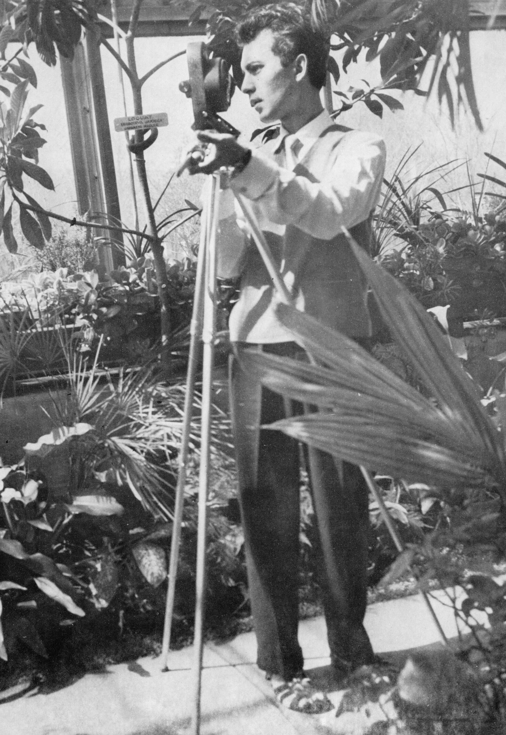 Gregory J. Markopoulos filming Swain 1950 scaled