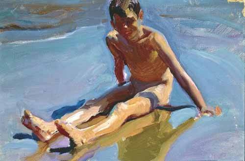 Joaquin Sorolla Child on Beach 1904