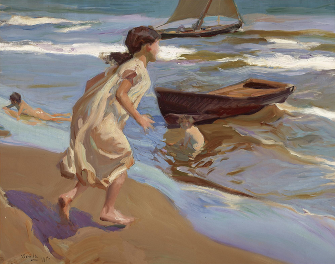 Joaquin Sorolla The Bathing Hour 1915R