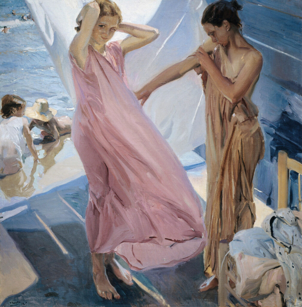 Joaquin Sorolla y Bastida After Bathing Valencia 1909