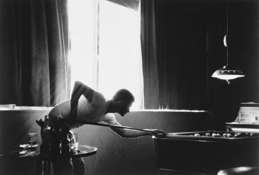 Larry Clark. At the billiard parlour around the corner from the Circle movie theatre. Tulsa 1962 1973