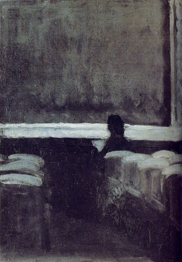 Alphabetarion # Subconscious | Samantha Harvey, 2020 1 Alphabetarion # Subconscious | Samantha Harvey, 2020 Solitary Figure in a Theatre 1904 Edward Hopper