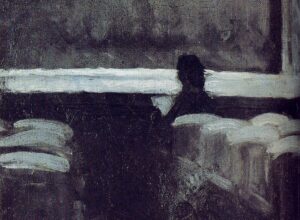 Solitary Figure in a Theatre, 1904, Edward Hopper
