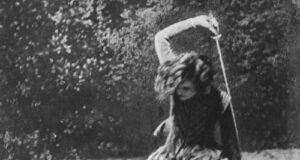 Juana in a fight with her reflection in a pond 1927f