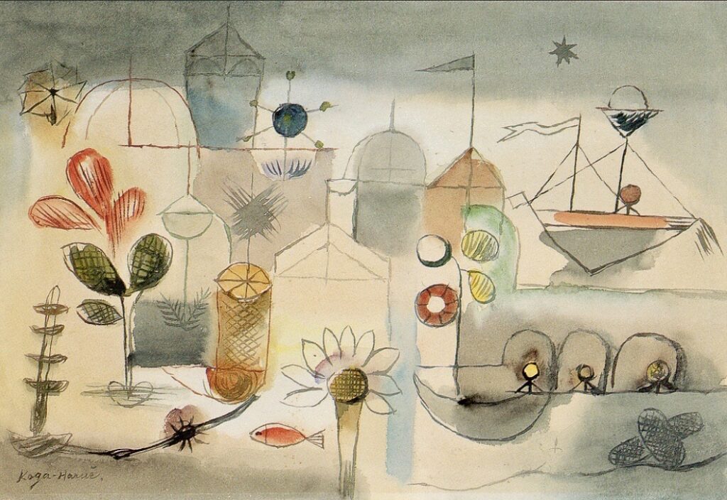 Harue Koga | Pioneer of Japanese Surrealism and Avant-Garde, 1920s-1930s 1 Harue Koga | Pioneer of Japanese Surrealism and Avant-Garde, 1920s-1930s Koga Harue Beautiful Fair 1926