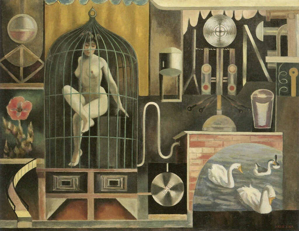Harue Koga | Pioneer of Japanese Surrealism and Avant-Garde, 1920s-1930s 4 Harue Koga | Pioneer of Japanese Surrealism and Avant-Garde, 1920s-1930s Koga Harue Birdcage 1929