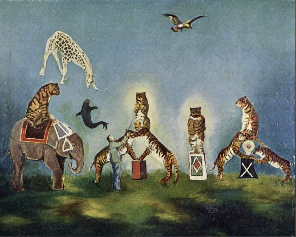 Harue Koga | Pioneer of Japanese Surrealism and Avant-Garde, 1920s-1930s 10 Harue Koga | Pioneer of Japanese Surrealism and Avant-Garde, 1920s-1930s Koga Harue Landscape of Circus 1930s