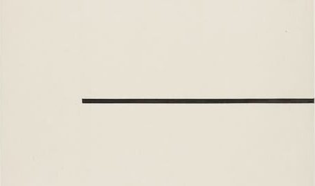 Ellsworth Kelly. Horizontal Line. 1951