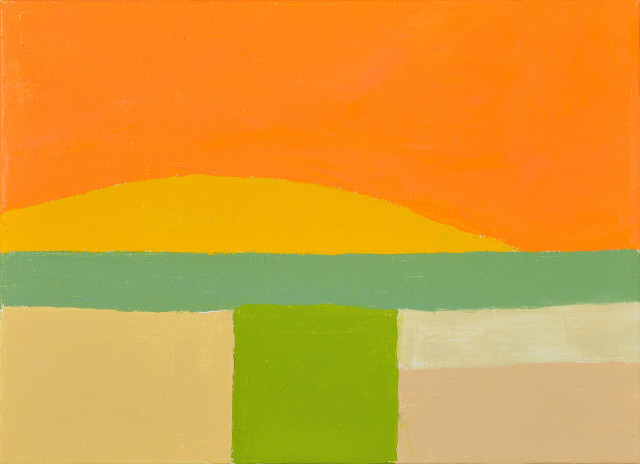Etel Adnan Lebanese 1925 2021 Paysage Landscape 2015