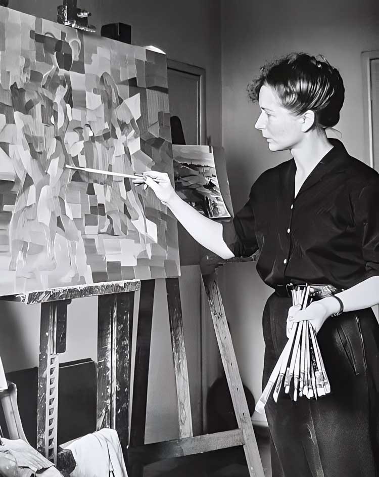 Helene de Beauvoir 1957v