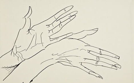 Man Ray, Untitled (Hand Study), 1940