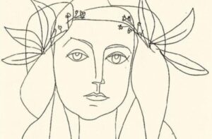 Pablo Picasso Portrait of Françoise Gilot, 1946