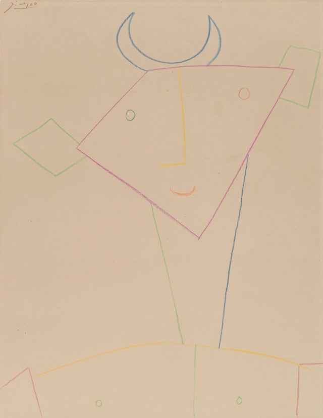 Pablo PicassoHead of a faun 1946