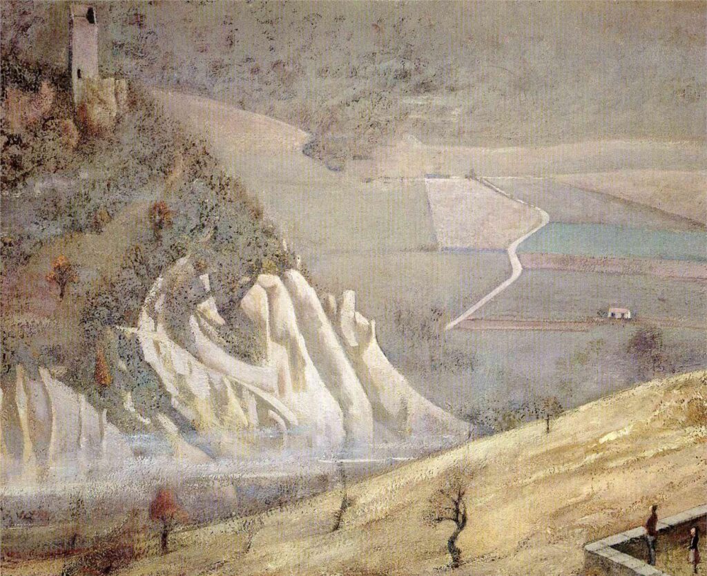 Painters [*/ ) Landscapes | Balthus, 1925-98 10 Painters [*/ ) Landscapes | Balthus, 1925-98 BalthusGreat landscape with trees The triangular field Montecalvello 1979