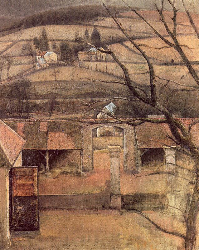 Painters [*/ ) Landscapes | Balthus, 1925-98 7 Painters [*/ ) Landscapes | Balthus, 1925-98 Landscape in Chassy 1957 Balthus 1