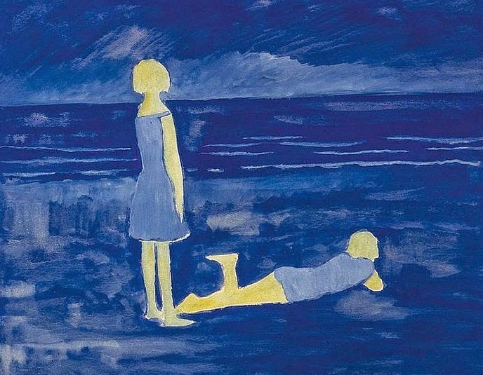 Leon Spilliaert Young girls on the beach 1924
