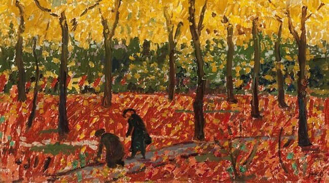 Mushroom Picking in the Autumn  -   Harm Kamerlingh Onnes