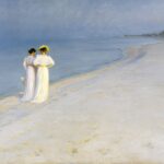 P.S. Krøyer, Summer Evening on Skagen Beach, 1893