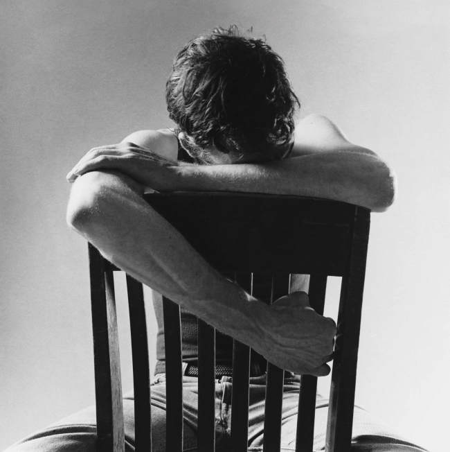 Peter Hujar David Wojnarowicz with Chair 1983