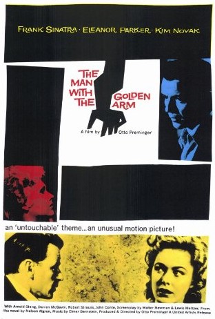 The Man with the Golden Arm 1955 poster