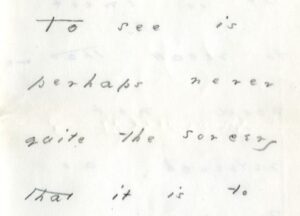 Emily Dickinson letter to Sarah Tuckerman