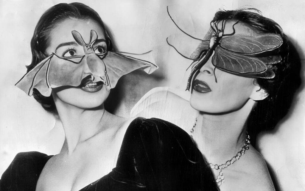 Fernand Aubry masks, Paris, 1951