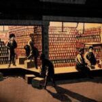 Night View of a Ginza Store, by Inoue Yasuji, 1882 c