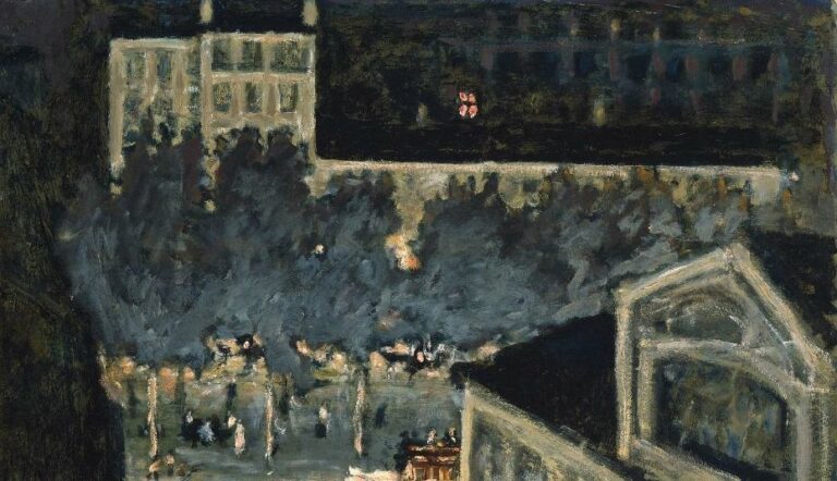 Paris Boulevard at Night - Pierre Bonnard 1900